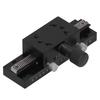 X Axis Dovetail Manual Trimming Platform Aluminum Alloy Gear Linear Slide Stage HC30‑A100