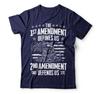 Patriotic t shirts 2nd aUnisexdUnisext shirts for Unisex Vintage USA Flag Pro Gun Tee