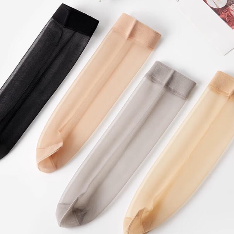 LANGSHA 5A Antibacterial Crystal Silk Socks