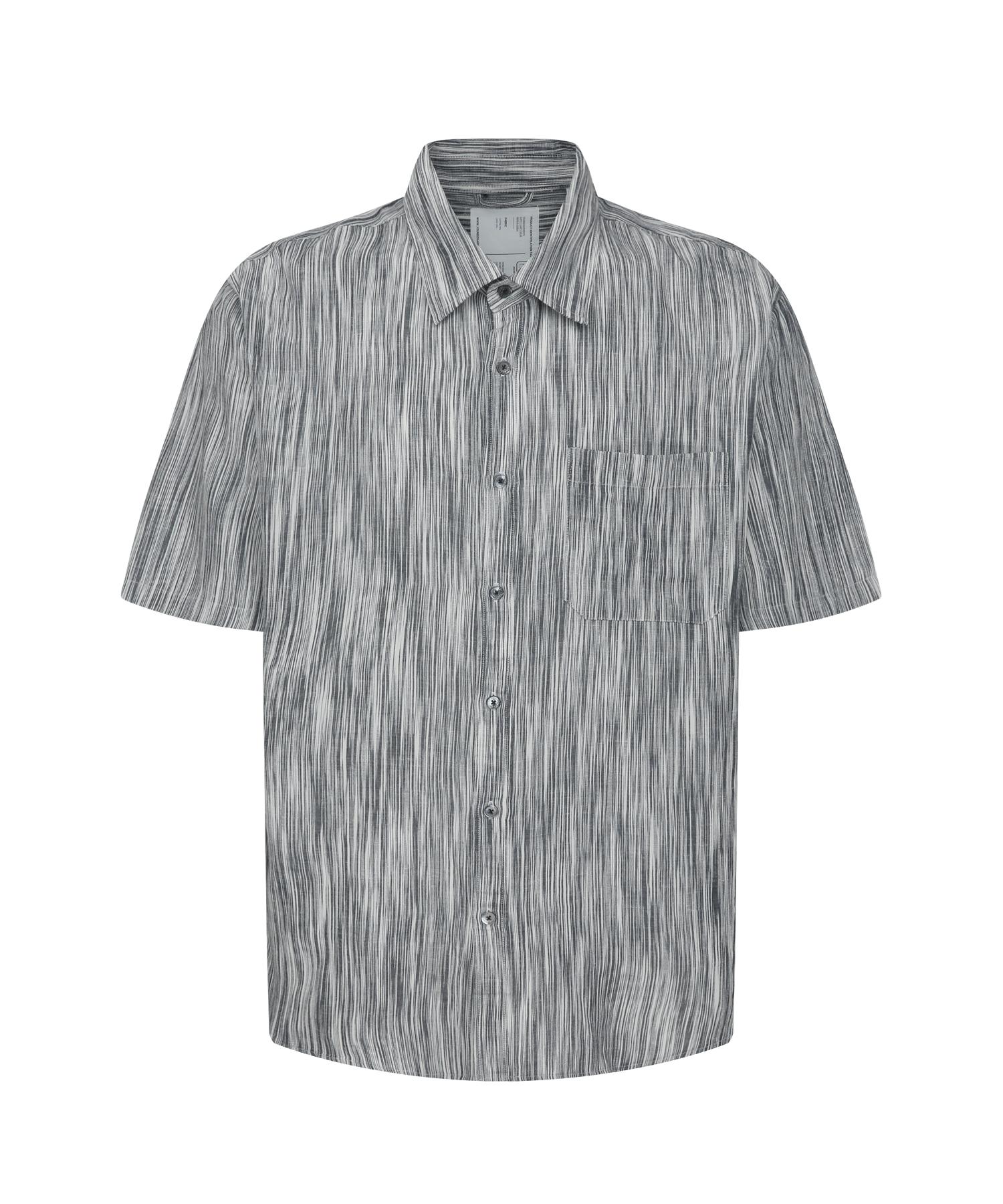 United Garments Black And White Striped Shirt (Black/White Stripe) Black-White Stripe/38