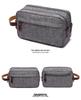 Men's Waterproof Portable Retro Toiletry & Makeup Bag with Large Capacity