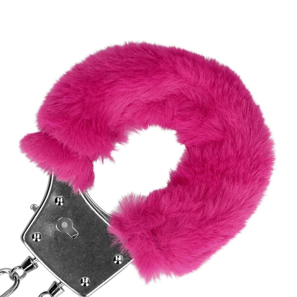 Furry Metal Arm Cuffs Ouch! by shots