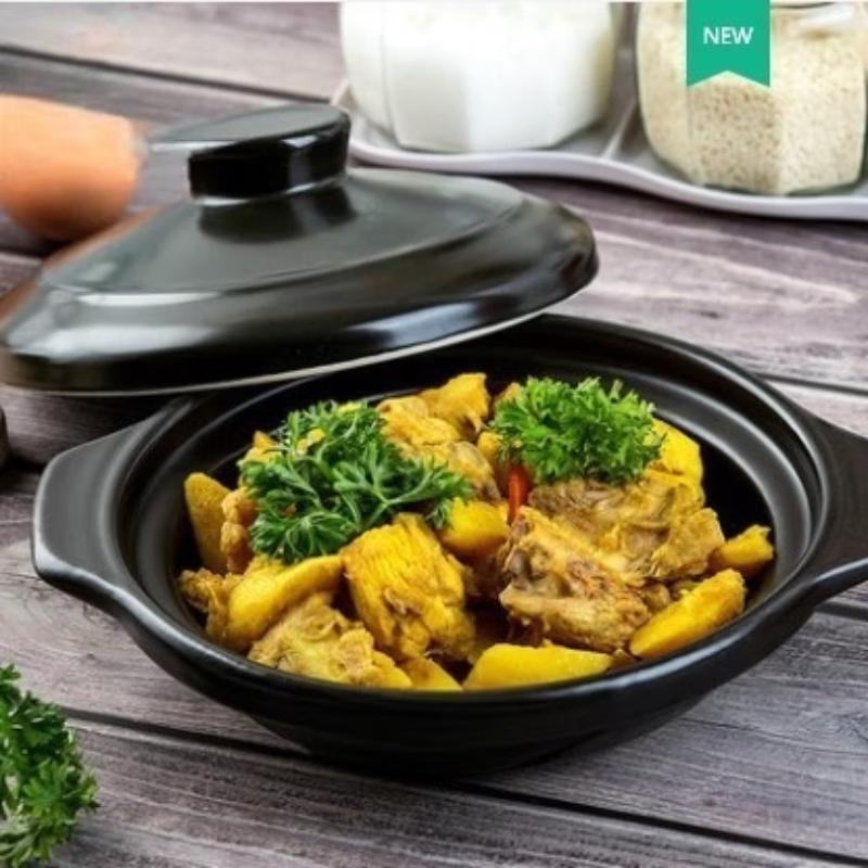 PuPan Ceramic Heat-Resistant Casserole Pot