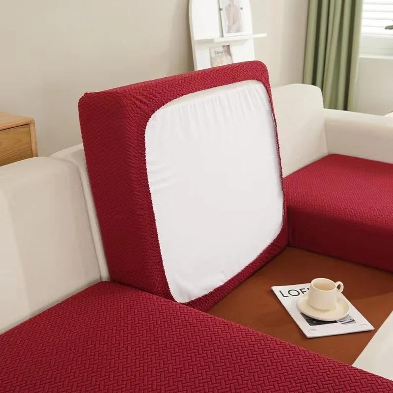 Thick Jacquard Sofa Seat Cover Elastic Sofa Cover Protector Couch Cover For Sofa Anti-Dust Removable Sofa Cushion Slipcover