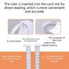 Body Fat Caliper and Measuring Tape for Body Skinfold Calipers and Tape Measure Tool for Accurately Measuring Fitness
