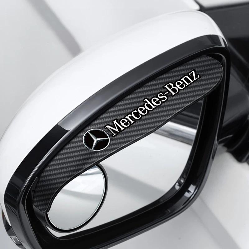 

Fashion Car Small Round Mirror Rainproof Sticker For Mercedes Benz W201 A Class GLA W176 CLK W209 W202 W220 W204 W203 W210 W124