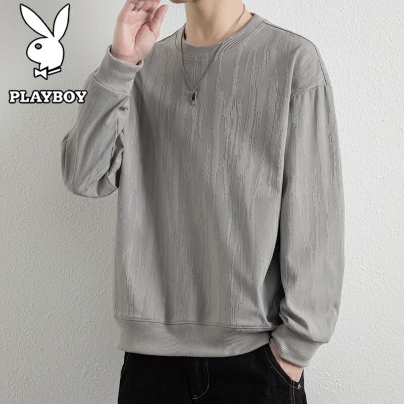 PLAYBOY Men's Casual Crew Neck Sweatshirt