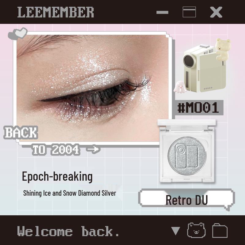 Lychee Meng Bear Dreamcore Lemon Hard Candy Shimmer Eyeshadow and Multi-Use Highlighter.
