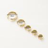 14K 18K Gold Plated Round Circle Gold Plated Hoop Earrings For Women Korean Fashion Ring Earrings Jewelry Accessories