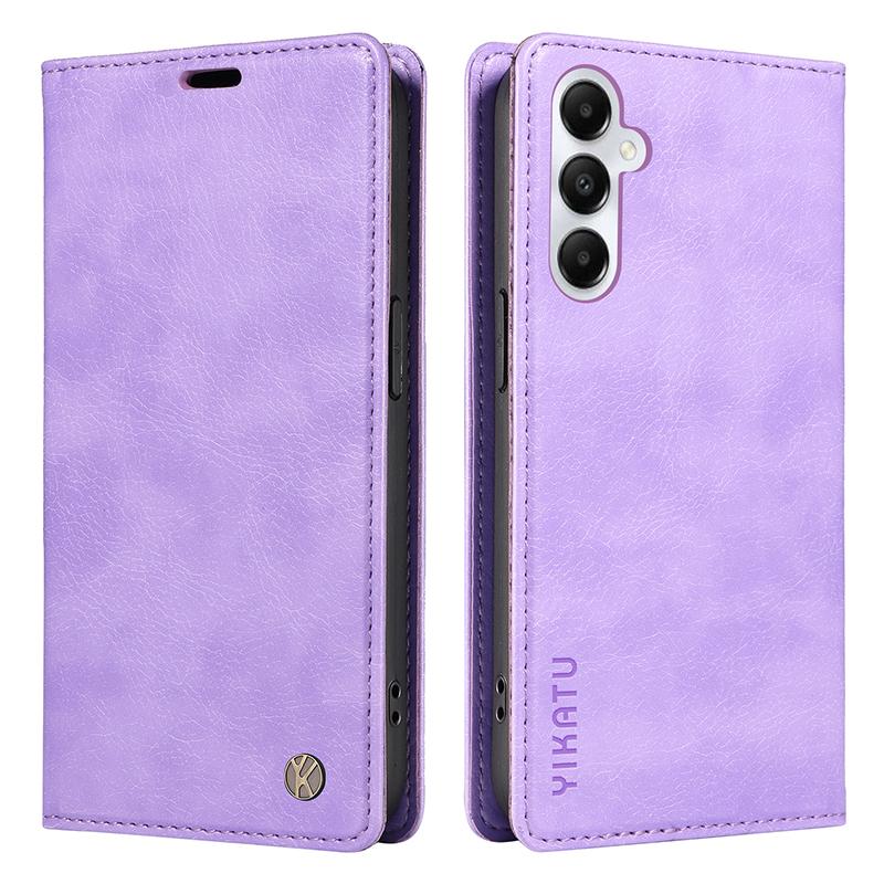 

YIKATU YK-006 For Samsung Galaxy A05s 4G Case Drop Proof Leather Wallet Magnetic Closing Cover Purple