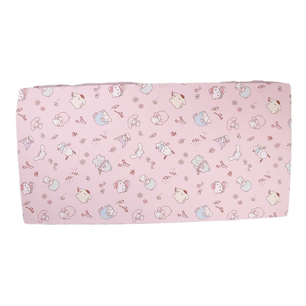 Marushin Cover Set featuring Sanrio Characters and Nakayoshi featuring a cute character fitted and Stylish Set 3-Piece Flowers, design, pillow, sheet,