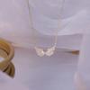 Collana Ciondolo Ali d'Angelo Placcate Oro con Zirconi, Collana Sottile e Scintillante con Catena a Maglia per Donna