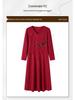 Elegant Wine Red Qipao Dress for Mother of the Groom - Perfect for Spring Banquets or Daily Wear