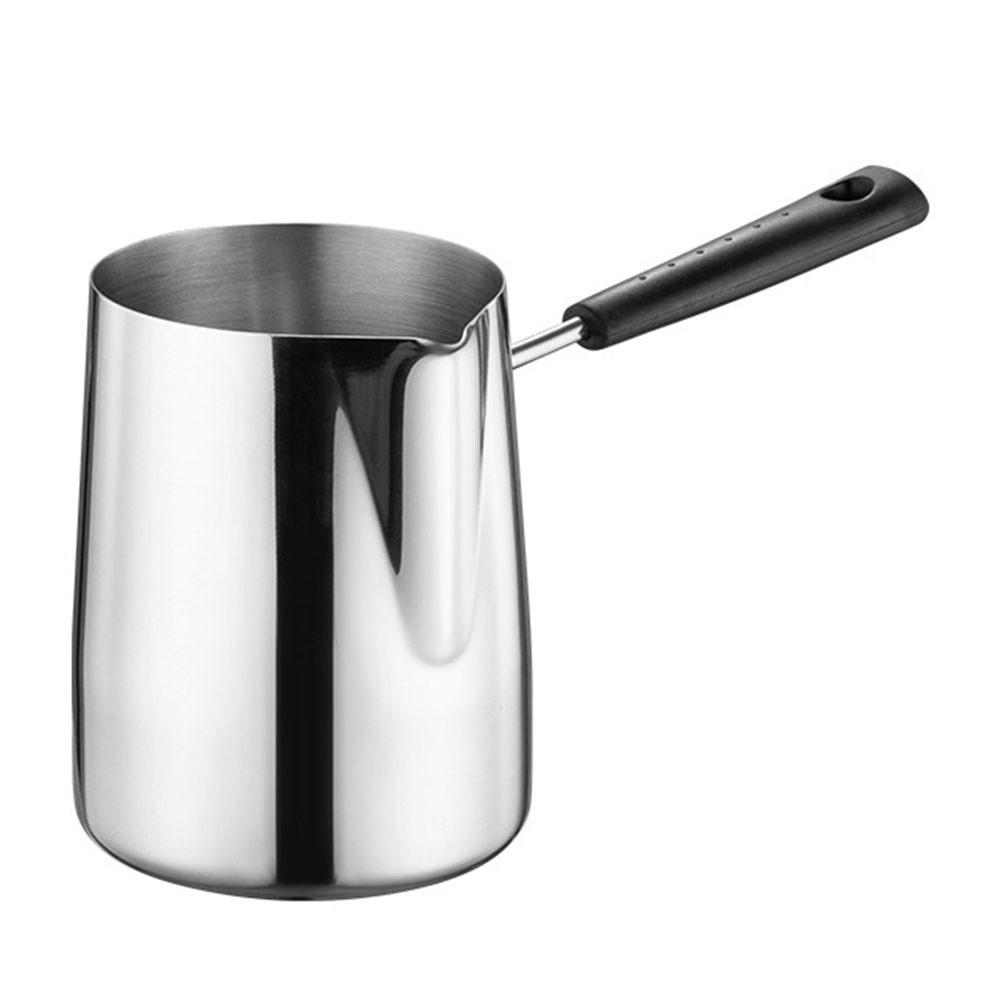 Chocolate Melting Pot Milk Warmer Stainless Steel Coffee Pot 350ml