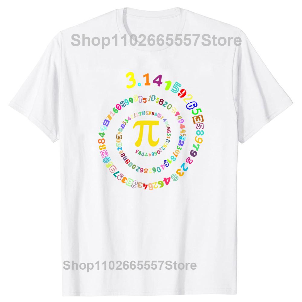 Funny Pi Day Shirt Spiral Pi Math Tee For Pi Day 314 TShirt Top TShirts Customized Cotton Tops Shirts Simple Style For Unisex S