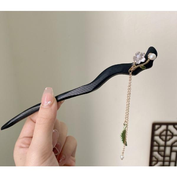 Vintage matu nūja Dabīga Sandalkoka matu sprādze Sievietēm Meitenes Matu Spraudītes Spraudītes Senatnes ķīniešu stila matu aksesuāri Rotaslietas Sievietēm