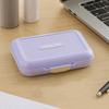 Large Capacity 7 Day Pill Box Sealed Pill Storage Box Portable Pill Container  Office