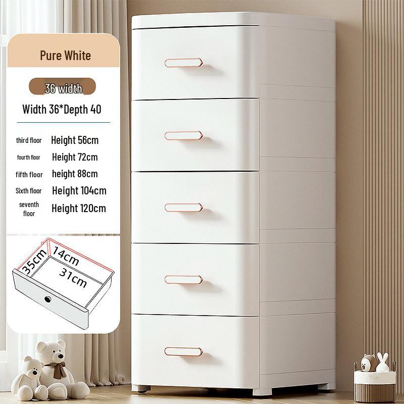 Thickened Drawer Storage Cabinet: Versatile Under-Desk, Living Room & Bedroom Organizer