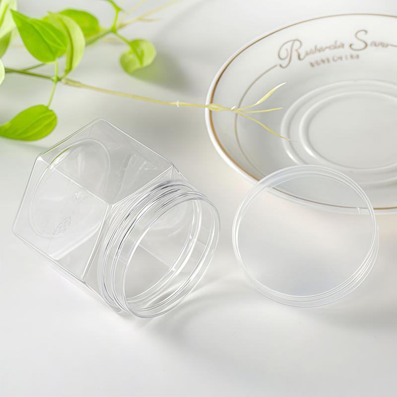WTEMPO DIY Empty Plastic Decorative Jars with Lids Beads/Headbands/Buttons/Keyrings Containers Handicrafts Storage Jars Clear Wide Mouth Package Jars