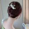 2023 אישיות חדשה סיכת ראש זנב דג וינטג 'פנינת ריינסטון קליפים לשיער עתיקות נשים תכשיטי אביזרי שיער Hanfu
