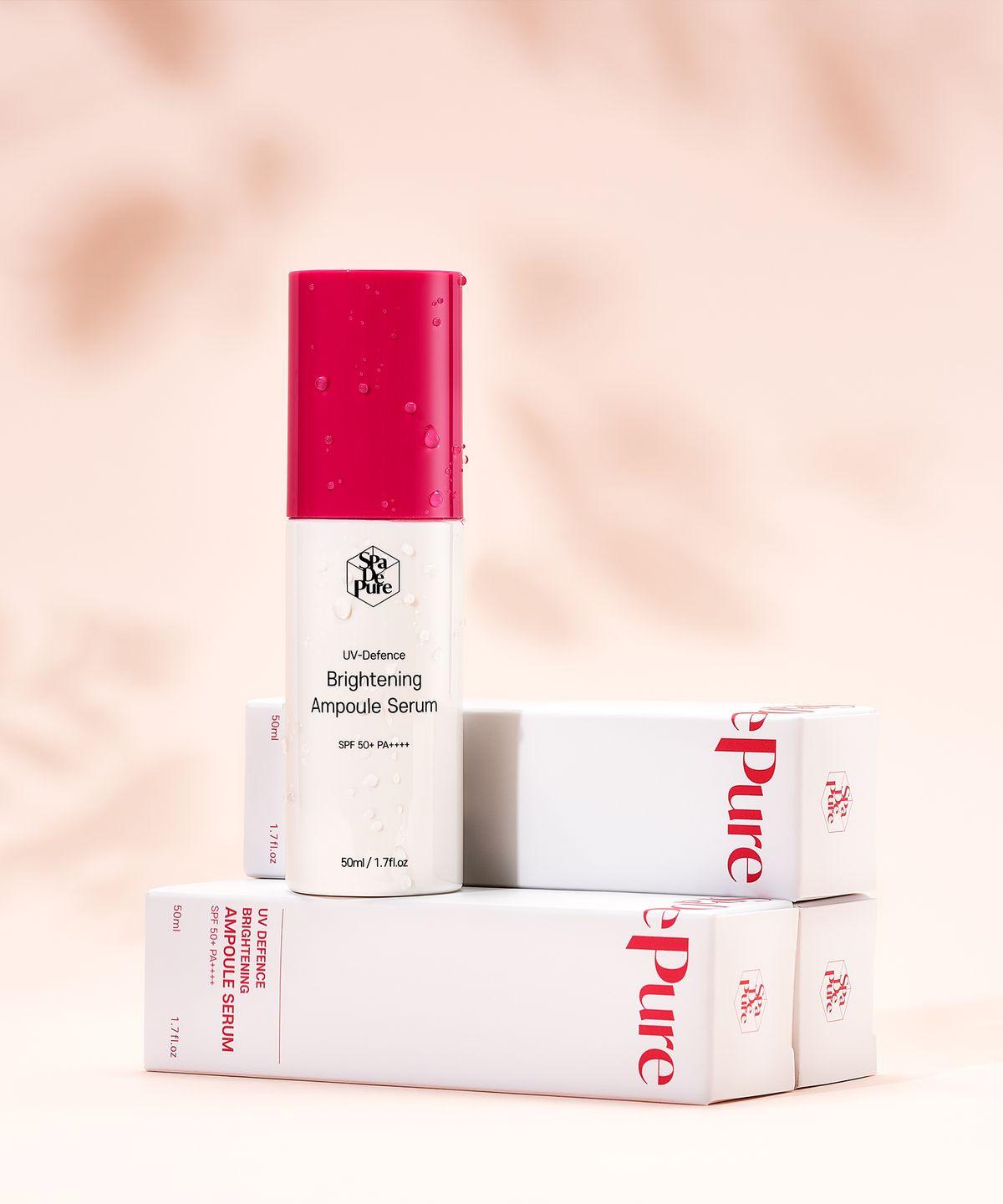 UV Defense Brightening Ampoule Serum 100ml 50ml x3
