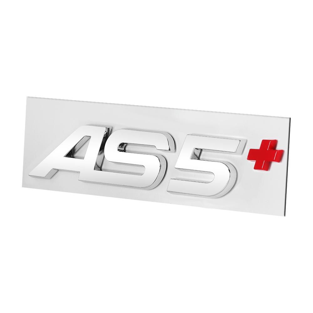 3D Aluminum For T01 AS3 AS4 AS5 AS6 AS7 AS8 AS3+ AS4+ AS5+ AS6+ AS7+ AS8+ Letters Emblem Car Rear Trunk Decoration Logo Sticker 01T