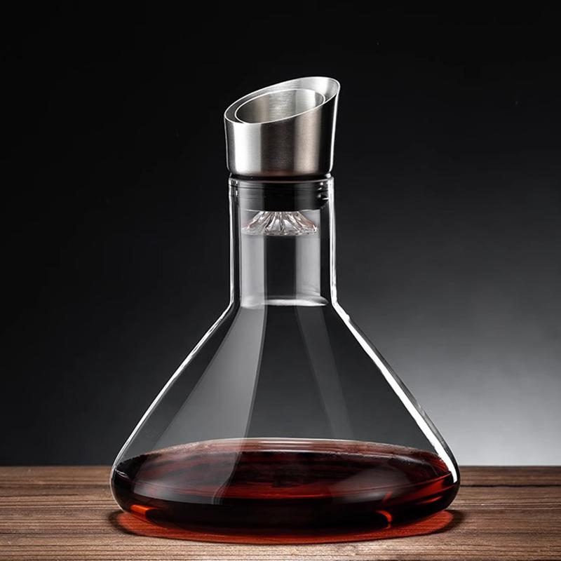 1920ml Velkoobjemový Separátor Červeného Vína Lehký Luxusní Vinný Nástroj Restaurace Vinná Karafa Vinné Příslušenství Barové Sklo Dekantéry