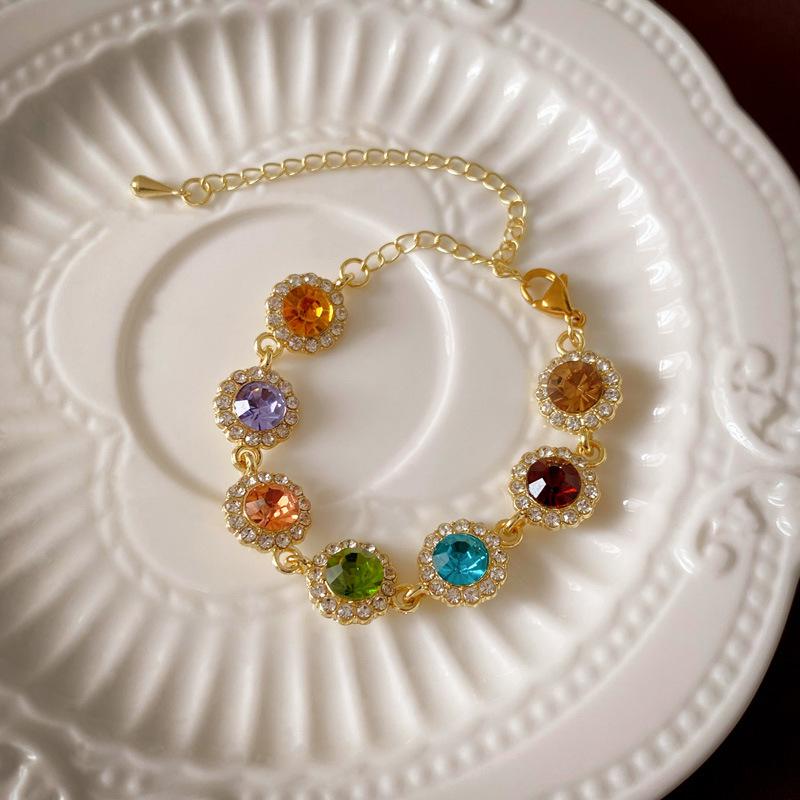 Vintage French Oval Geometric Necklace - High-End Retro Clavicle Chain