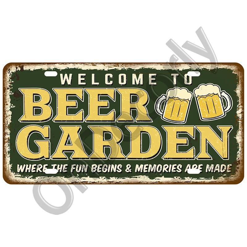 Tin Sign Plate Home Decor Vintage Metal Sign Funny Poster Tinplate Coffee For Bar Pub Club Man Cave Wall Decoration Wine Beer