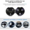 JINKEY Dual Cup Holder Expander For Car, 2 In 1 Multifunctional Large Car Cup Holder Expander Adapter With Expanded 2.69"- 3.94" Adjustable Base For