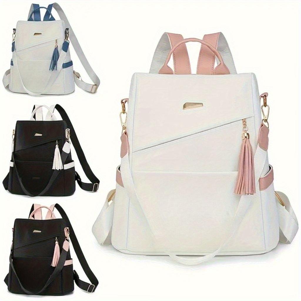 Anti-theft Backpack 2025 New Fashion Soft Leather Dual-use Large-capacity Travel Backpack Light Commuter Bag