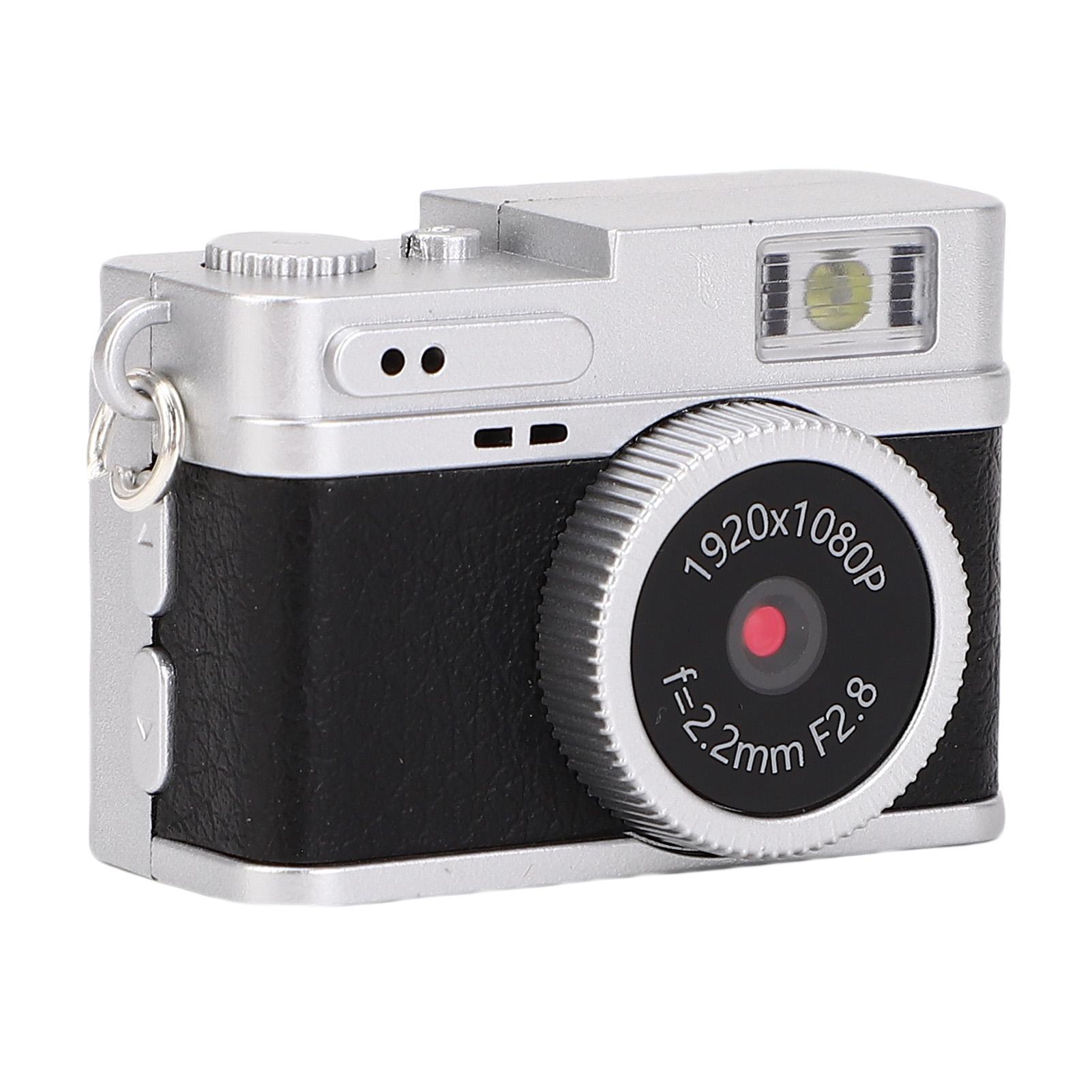 

Digital Camera 1080P 20MP 0.96in Screen Small Keychain Video Camcorder for Taking Photos Cycling Mountain Climbing Black чорний