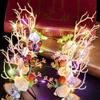 Plastic LED Glow Headband Colorful Luminous Deer Horn Hair Band  Glowing Christmas Party