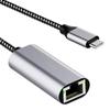 USB C Ethernet Adapter Type C To RJ45 Gigabit Ethernet Networking Wire Adapter Networking Connector for Notebook PC