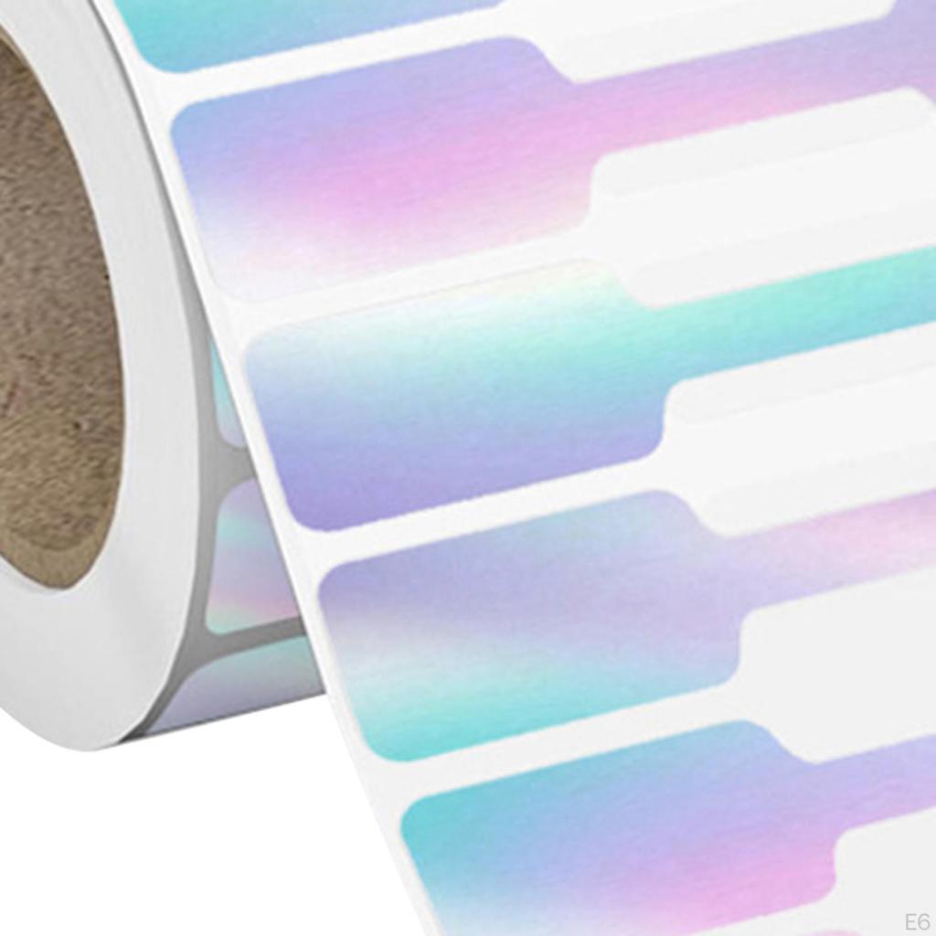 1 Roll 500 Pieces Jewelry Price Tags Stickers Self Sticky Accessories Blank Label for Necklace