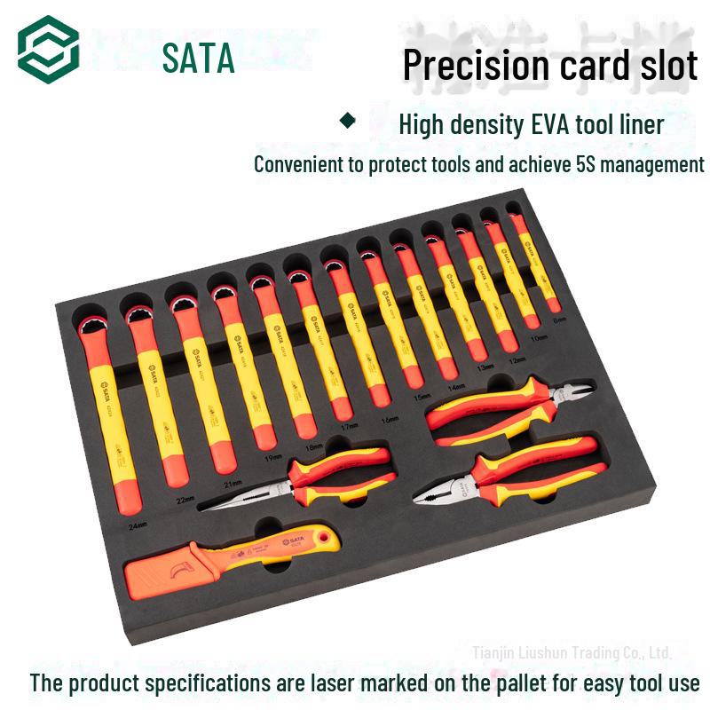 Shida Insulated Tools 09928: 68-Piece Electric Vehicle Repair Set