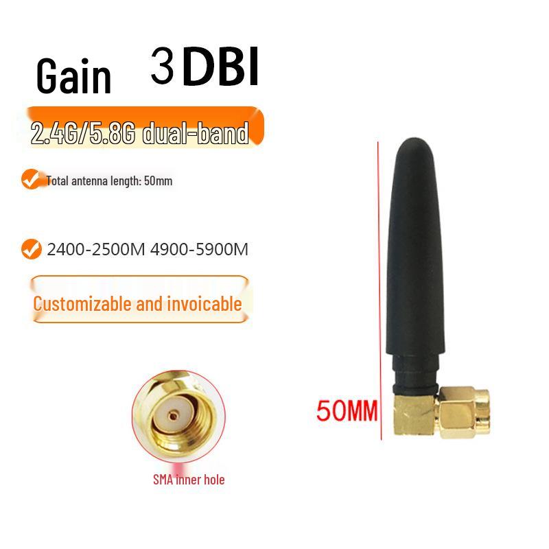 Dual-Band WiFi 6 High Gain Antenna for AC68U Router (2.4G/5G/5.8G) Omnidirectional Bluetooth Stick