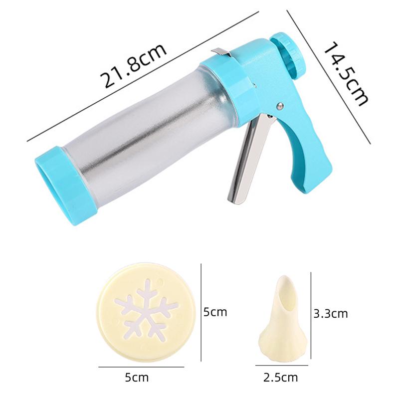 23Pcs Cookie Press Icing Decorator Plastic DIY Cake Cream Decor Making Machine Nozzles Mold Biscuit Maker Kitchen Baking Tools