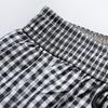 Men's Gingham Casual Shorts – Elastic Drawstring Waist Pocket Shorts for Summer Daily & Streetwear