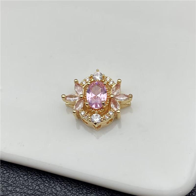 Diamond Lace Edge Multi-Hole Spacer Beads for DIY Crystal Jewelry Making