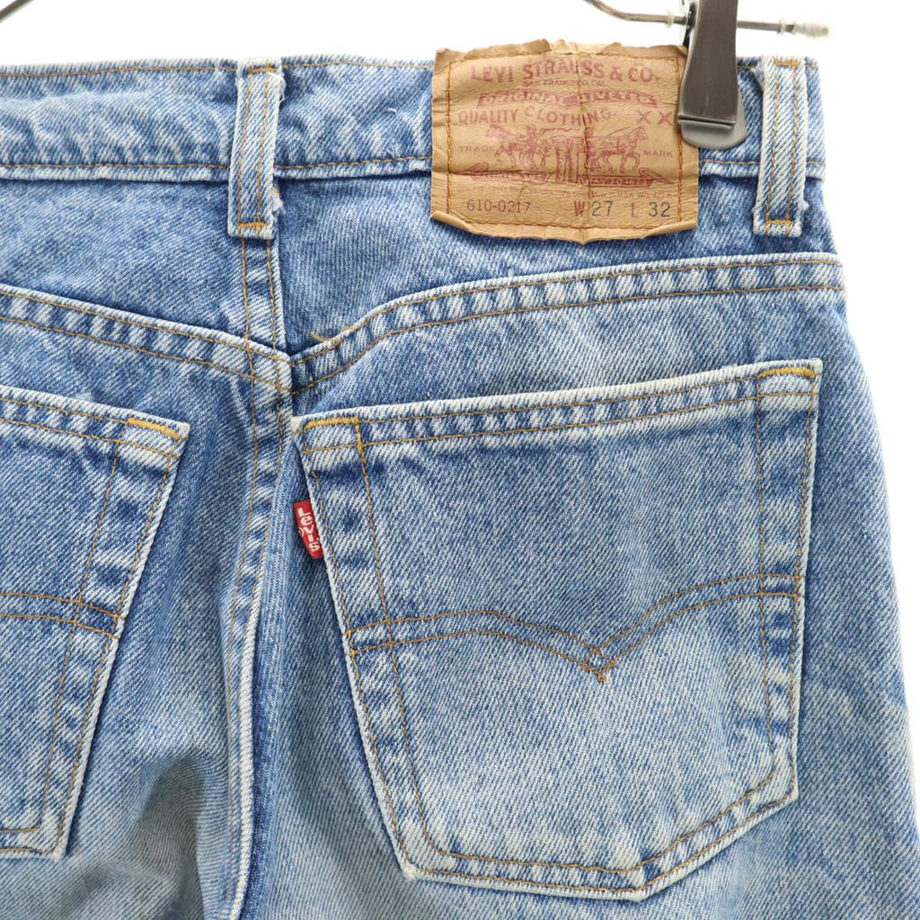 Levi's 90s Old USA Made Tapered Denim Pants W27 Jeans Women Used