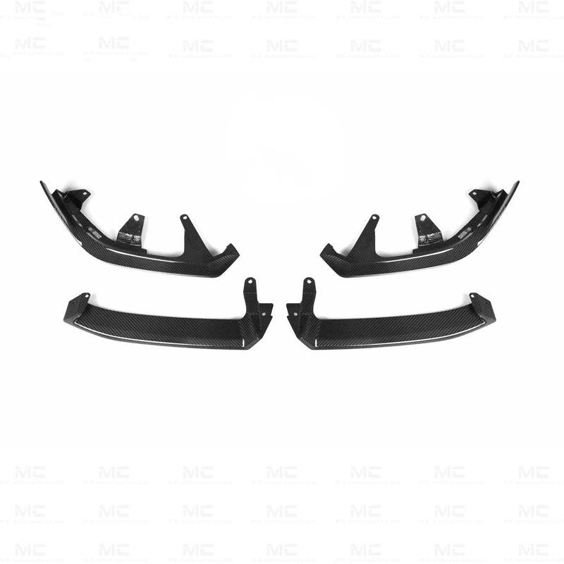 Fits BMW 5 Series G60/G68 2024+: MP Style Front Lip 4-Piece Sport Spoiler Kit