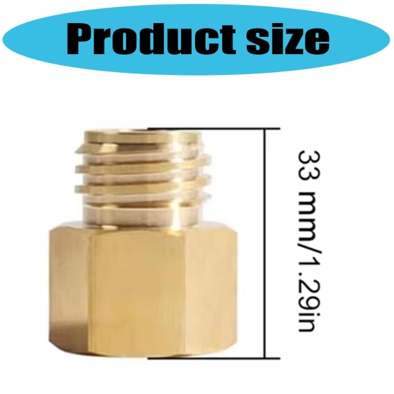 Professional High Compatibility TR21 4 To TR21 3 Brass Connector Coupling Tool Less Installation CO2 Conversion Adapter