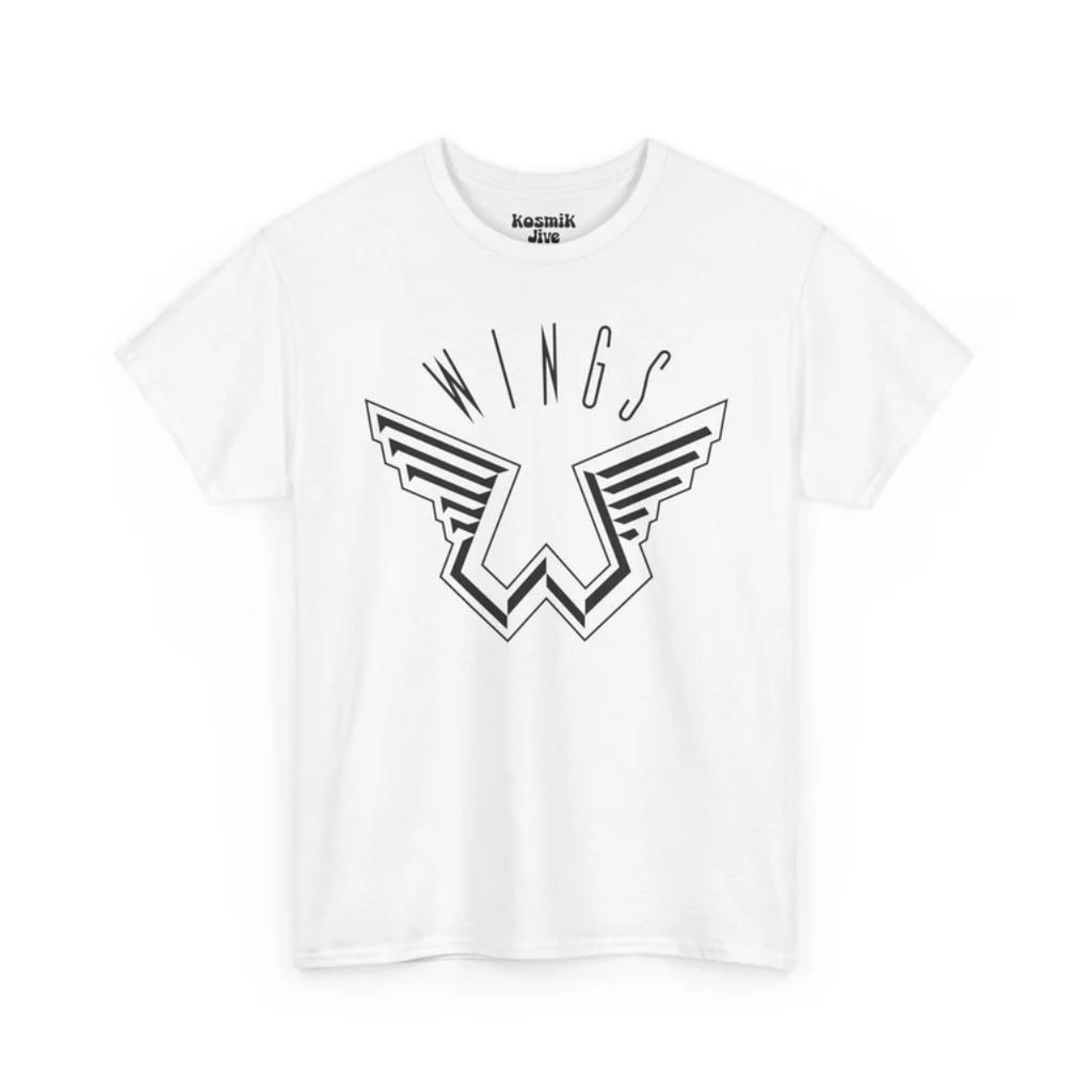Wings Tour Tshirt Retro Rock Band Graphic Tshirt Summer Fashion Pure Cotton Unisexs Tshirt Childrens Clothing Tee Y2k Unisex