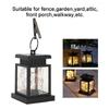 Charming Outdoor Garden Solar Copper Wire Star Lights With Led Lantern Design