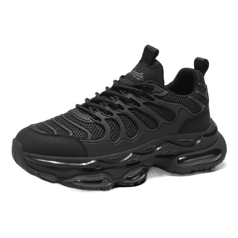 Darth Vader Men's Shoes Summer Breathable Mesh Advanced Sense Sports Leisure Running Air Cushion Heightened Platform Dad Trendy Shoes