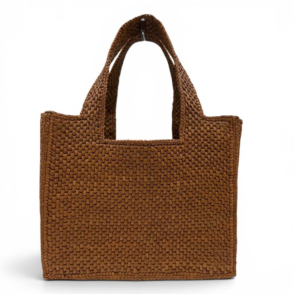 Excellent LOEWE Handbag Font Tote Small Leather 2-Way Shoulder Bag A685B59X01 Used