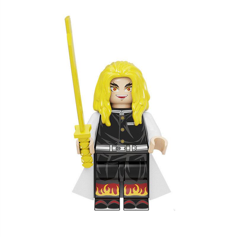 Demon Tanjiro Slayer Minifigures Nezuko Building Block Puzzle Toy Kids Gifts