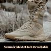 35 -47 Size Men Women Ultrallight Outdoor Climbing Shoes Tactical Training Army Boots Summer Breathable Mesh Hiking Desert Boot