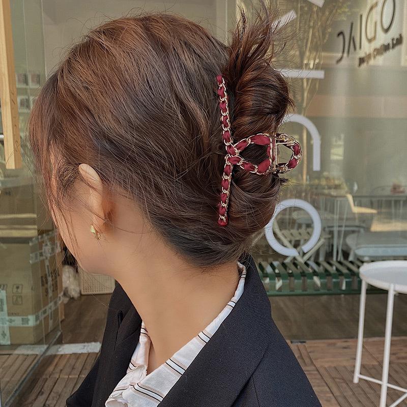 Korean Dongdaemun High-End Bow Hairpin Clip for Women